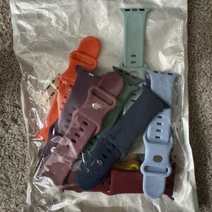 Colorful Silicone Watch Bands Set